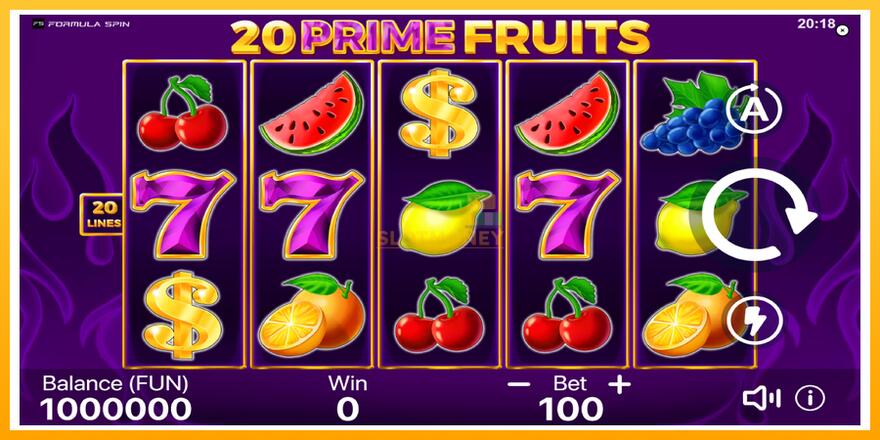 Máquina de jogos 20 Prime Fruits - chance de ganhar dinheiro, foto 1