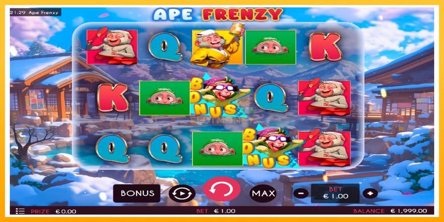 Máquina de jogos Ape Frenzy - chance de ganhar dinheiro, foto 2