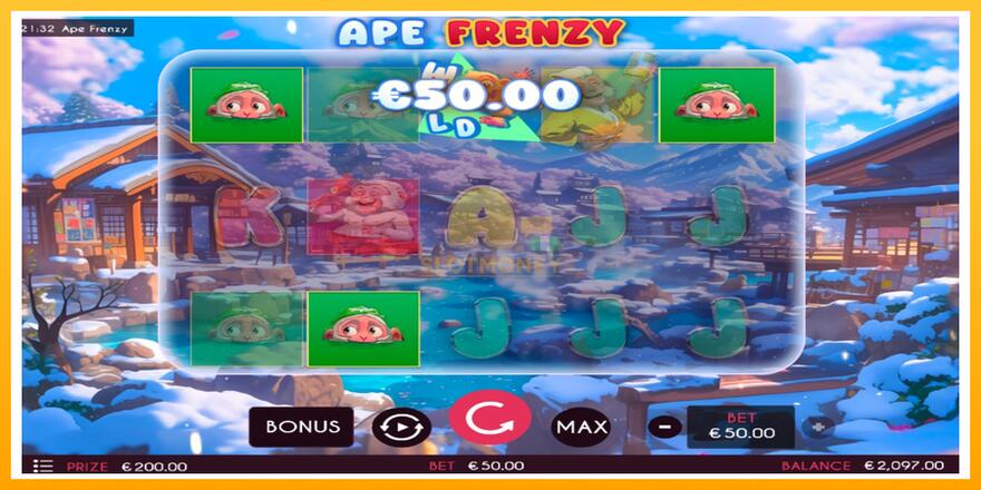 Máquina de jogos Ape Frenzy - chance de ganhar dinheiro, foto 3