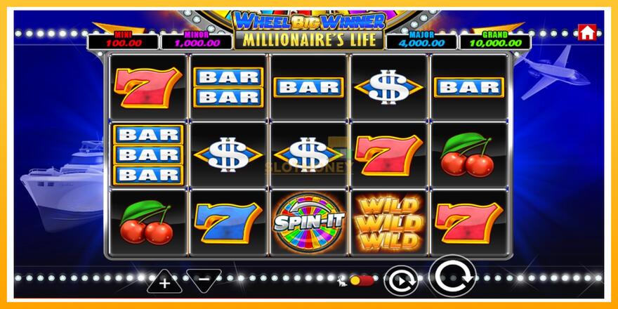 Máquina de jogos Wheel Big Winner Millionaires Life - chance de ganhar dinheiro, foto 2