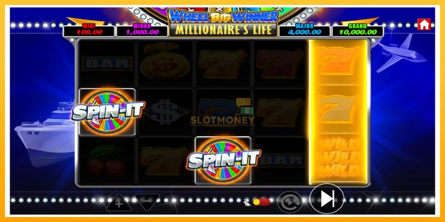 Máquina de jogos Wheel Big Winner Millionaires Life - chance de ganhar dinheiro, foto 3