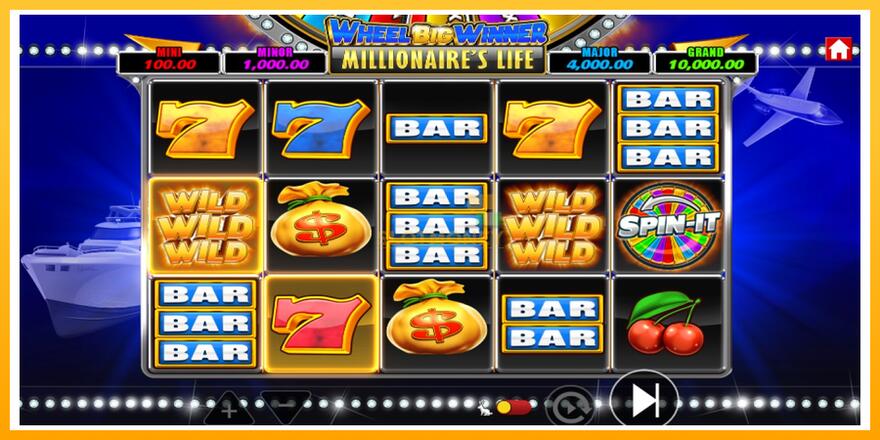 Máquina de jogos Wheel Big Winner Millionaires Life - chance de ganhar dinheiro, foto 5