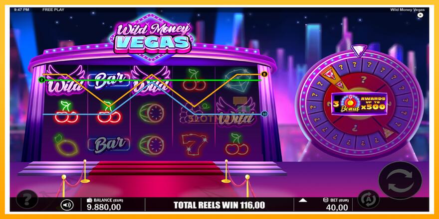 Máquina de jogos Wild Money Vegas - chance de ganhar dinheiro, foto 3