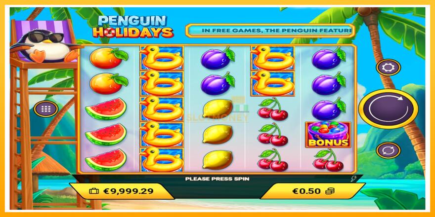 Máquina de jogos Penguin Holidays - chance de ganhar dinheiro, foto 2