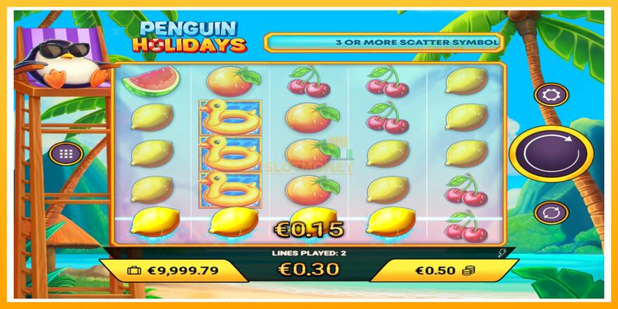 Máquina de jogos Penguin Holidays - chance de ganhar dinheiro, foto 3