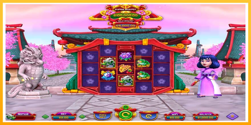 Máquina de jogos Sakuras Dragon - chance de ganhar dinheiro, foto 1