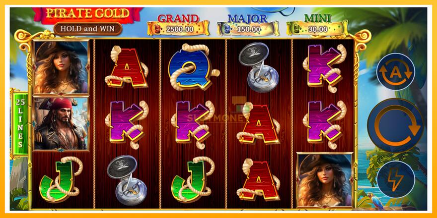 Máquina de jogos Pirate Gold Hold and Win - chance de ganhar dinheiro, foto 2