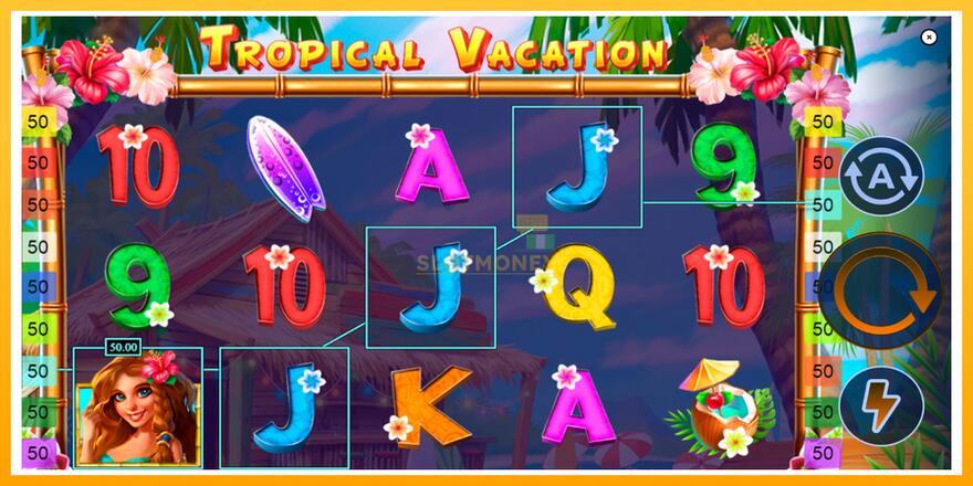 Máquina de jogos Tropical Vacation - chance de ganhar dinheiro, foto 3