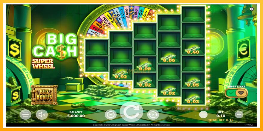 Máquina de jogos Big Cash Super Wheel - chance de ganhar dinheiro, foto 2