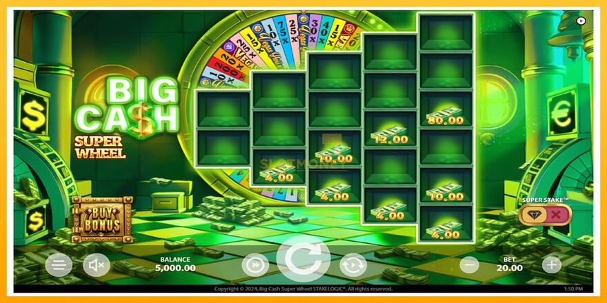 Máquina de jogos Big Cash Super Wheel - chance de ganhar dinheiro, foto 3