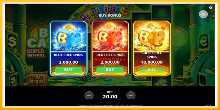 Máquina de jogos Big Cash Super Wheel - chance de ganhar dinheiro, foto 4