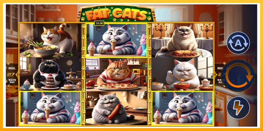 Máquina de jogos Fat Cats - chance de ganhar dinheiro, foto 3