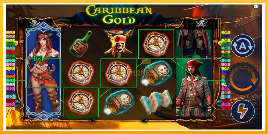 Máquina de jogos Caribbean Gold - chance de ganhar dinheiro, foto 3