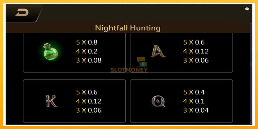 Máquina de jogos Nightfall Hunting - chance de ganhar dinheiro, foto 6