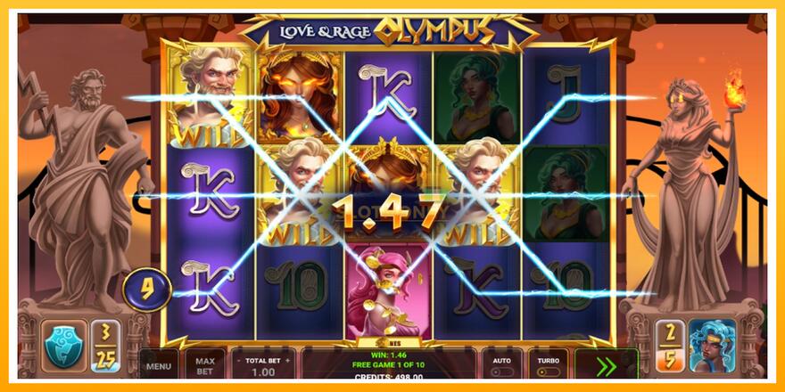 Máquina de jogos Love & Rage Olympus - chance de ganhar dinheiro, foto 3