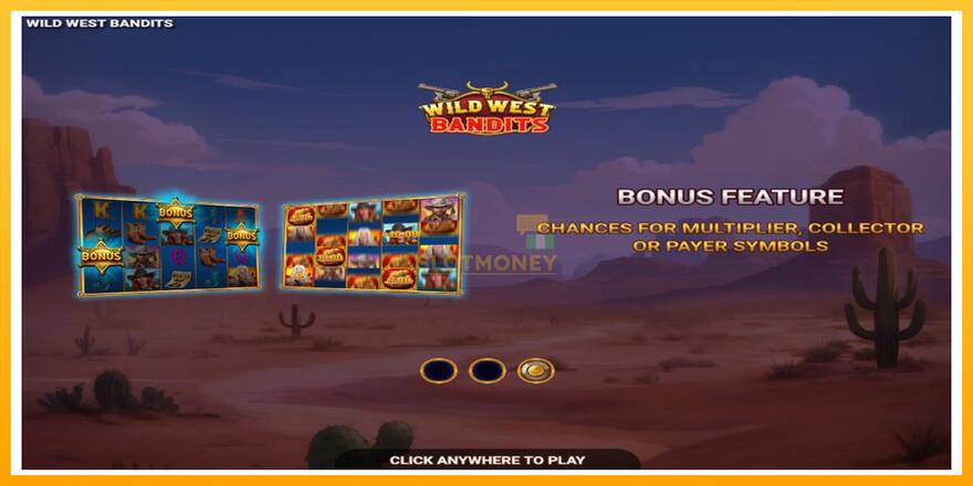 Máquina de jogos Wild West Bandits - chance de ganhar dinheiro, foto 1