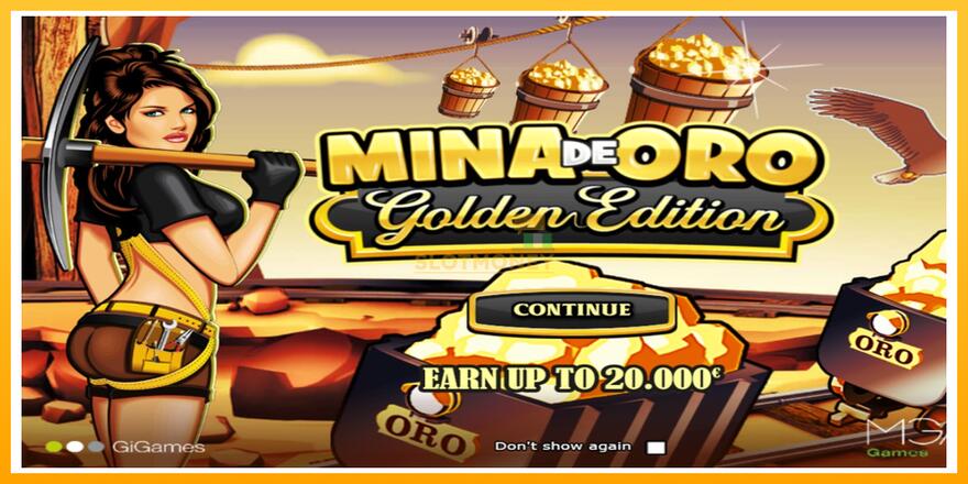 Máquina de jogos Mina de Oro Golden Edition - chance de ganhar dinheiro, foto 1