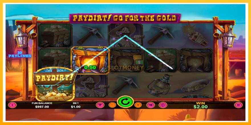 Máquina de jogos Paydirt! Go for the Gold - chance de ganhar dinheiro, foto 3