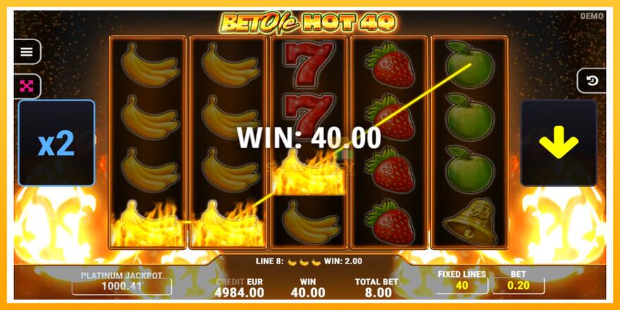 Máquina de jogos Bet Ole Hot 40 - chance de ganhar dinheiro, foto 3