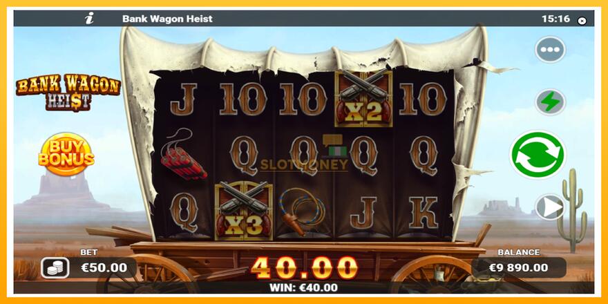 Máquina de jogos Bank Wagon Heist - chance de ganhar dinheiro, foto 3