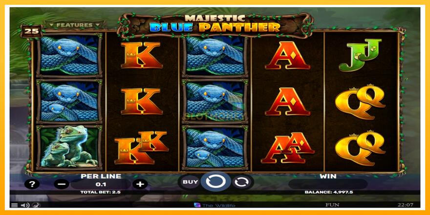 Máquina de jogos Majestic Blue Panther - chance de ganhar dinheiro, foto 2