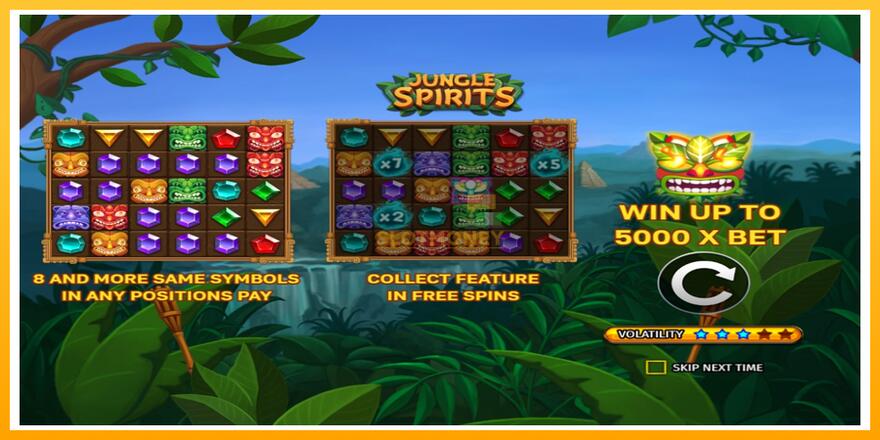 Máquina de jogos Jungle Spirits - chance de ganhar dinheiro, foto 1