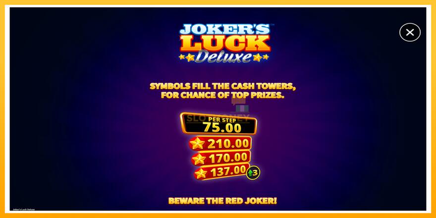 Máquina de jogos Jokers Luck Deluxe - chance de ganhar dinheiro, foto 5