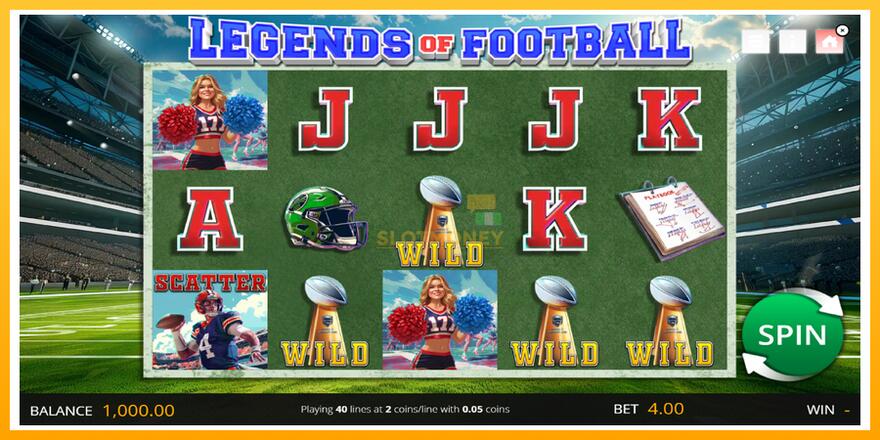 Máquina de jogos Legends of Football - chance de ganhar dinheiro, foto 1