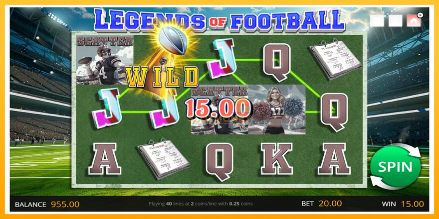 Máquina de jogos Legends of Football - chance de ganhar dinheiro, foto 2