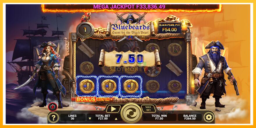 Máquina de jogos Bluebeard Quest for the Black Pearl - chance de ganhar dinheiro, foto 4