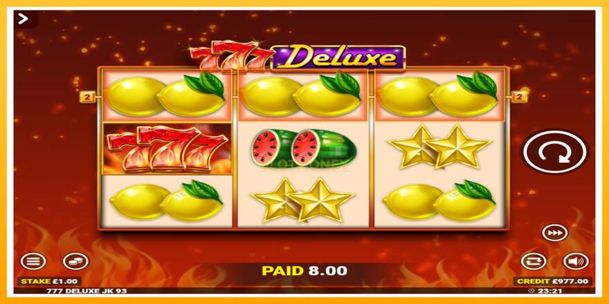 Máquina de jogos 777 Deluxe Jackpot King - chance de ganhar dinheiro, foto 3