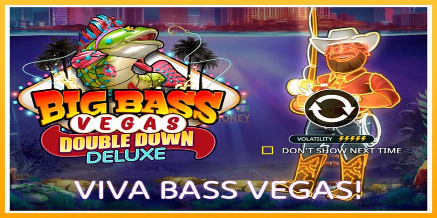 Máquina de jogos Big Bass Vegas Double Down Deluxe - chance de ganhar dinheiro, foto 1