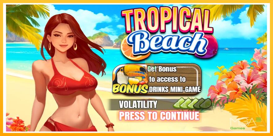 Máquina de jogos Tropical Beach - chance de ganhar dinheiro, foto 1