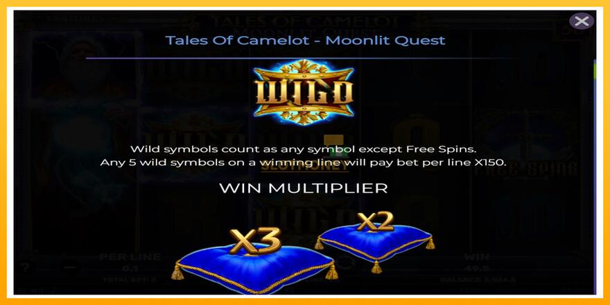 Máquina de jogos Tales of Camelot - Moonlit Quest - chance de ganhar dinheiro, foto 4