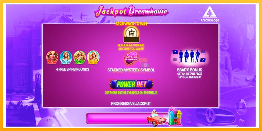 Máquina de jogos Jackpot Dreamhouse - chance de ganhar dinheiro, foto 1