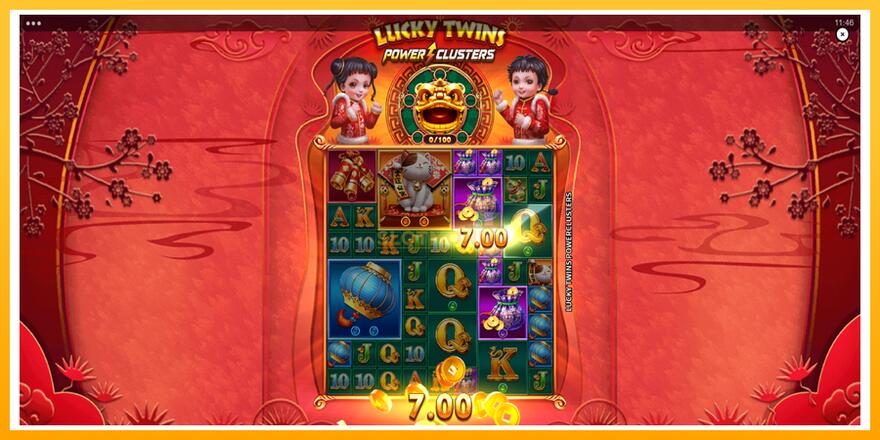 Máquina de jogos Lucky Twins Power Clusters - chance de ganhar dinheiro, foto 3