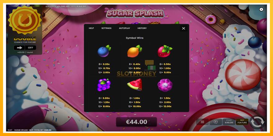 Máquina de jogos Sugar Splash - chance de ganhar dinheiro, foto 5