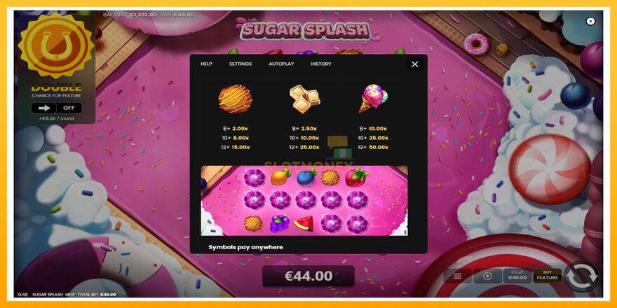 Máquina de jogos Sugar Splash - chance de ganhar dinheiro, foto 6