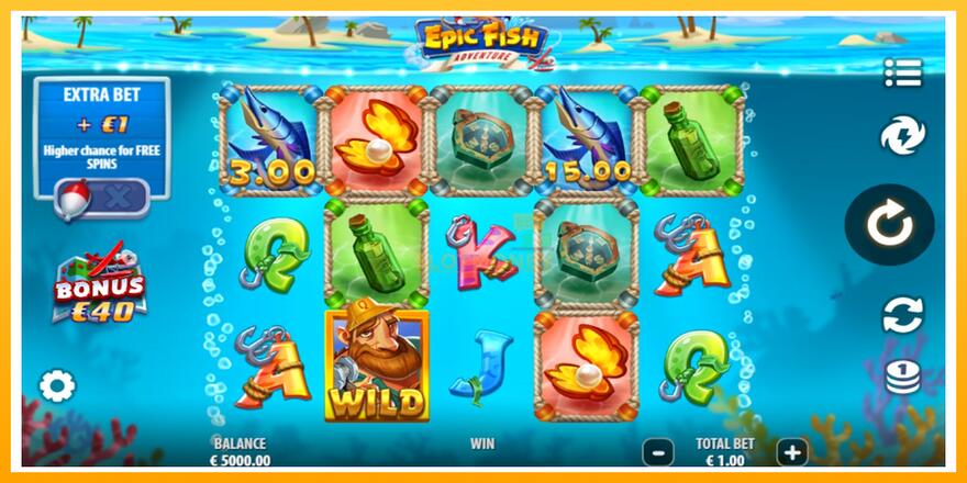 Máquina de jogos Epic Fish Adventure - chance de ganhar dinheiro, foto 1