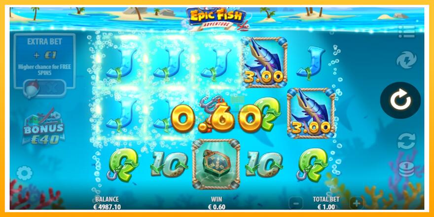 Máquina de jogos Epic Fish Adventure - chance de ganhar dinheiro, foto 3