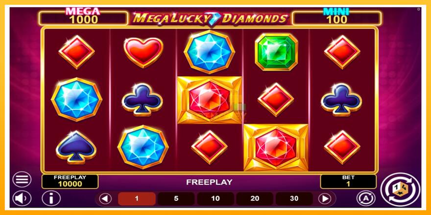 Máquina de jogos Mega Lucky Diamonds Hold & Win - chance de ganhar dinheiro, foto 1