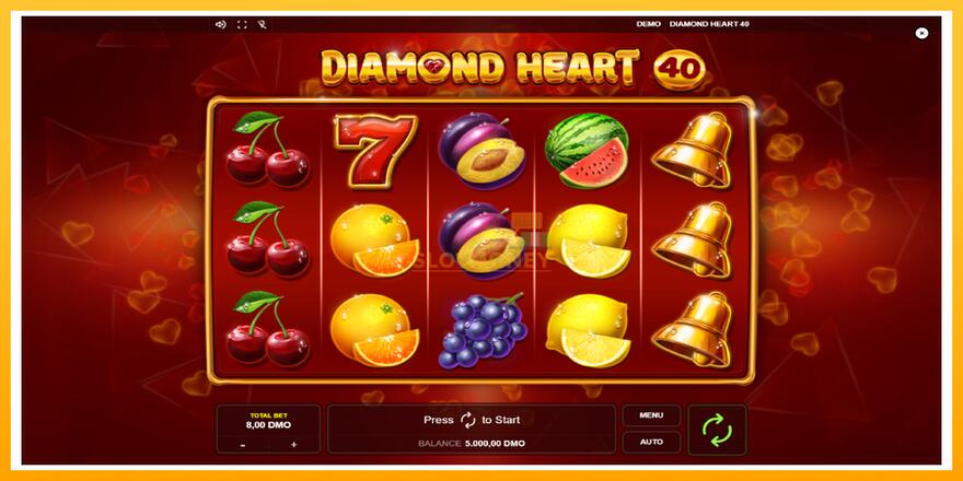 Máquina de jogos Diamond Heart 40 - chance de ganhar dinheiro, foto 1