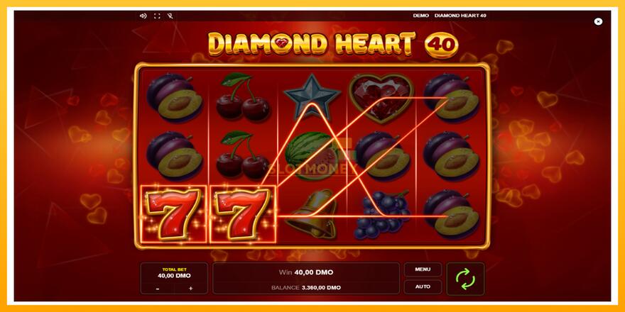 Máquina de jogos Diamond Heart 40 - chance de ganhar dinheiro, foto 4