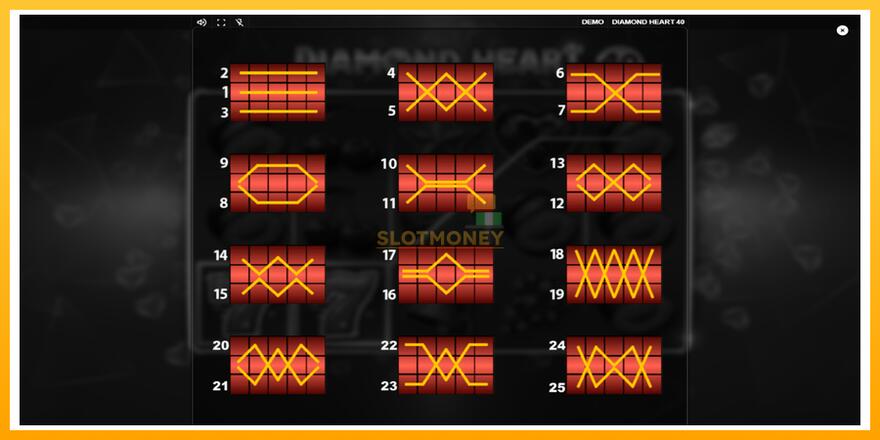 Máquina de jogos Diamond Heart 40 - chance de ganhar dinheiro, foto 6