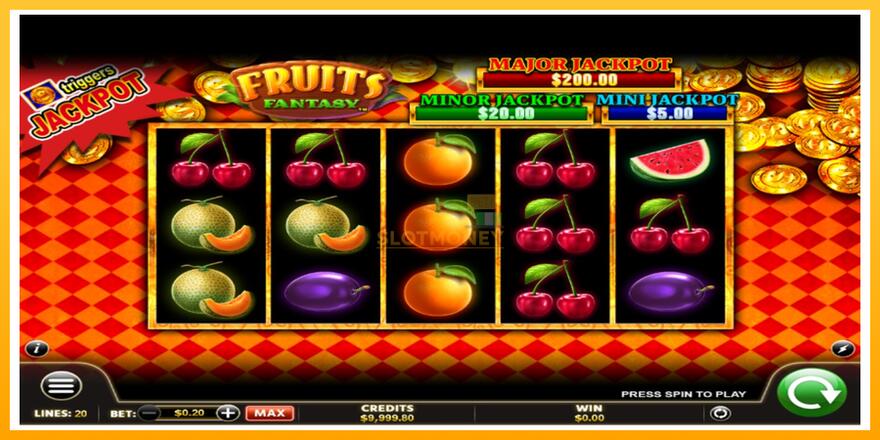 Máquina de jogos Fruits Fantasy - chance de ganhar dinheiro, foto 2