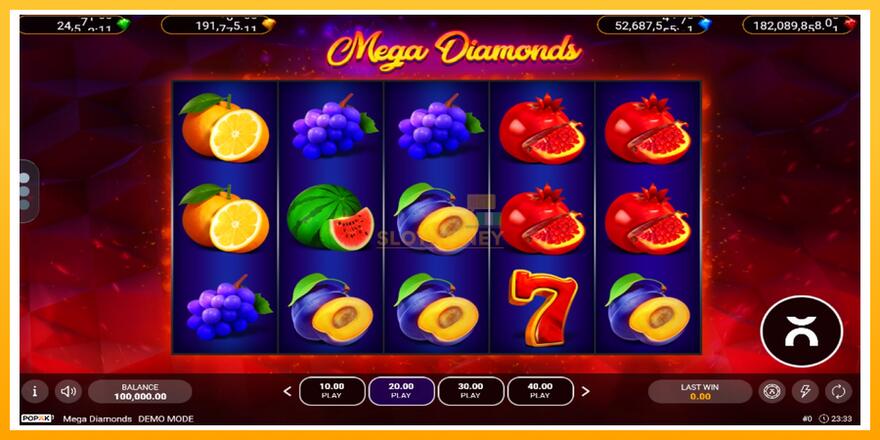 Máquina de jogos Mega Diamonds - chance de ganhar dinheiro, foto 1