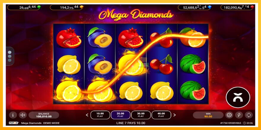 Máquina de jogos Mega Diamonds - chance de ganhar dinheiro, foto 3