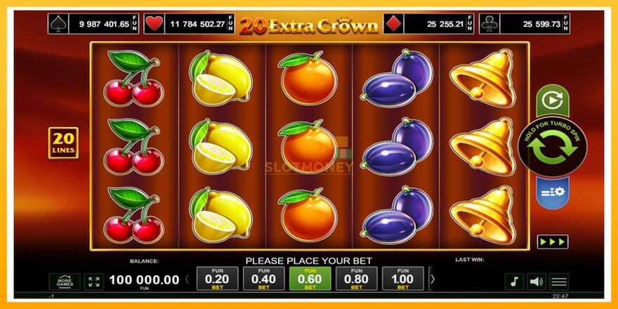 Máquina de jogos 20 Extra Crown - chance de ganhar dinheiro, foto 1