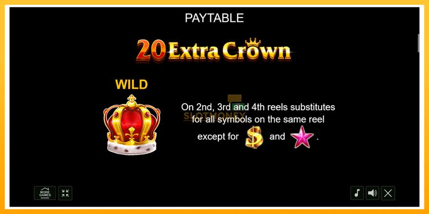 Máquina de jogos 20 Extra Crown - chance de ganhar dinheiro, foto 5