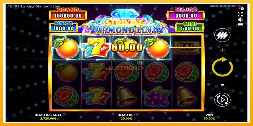 Máquina de jogos Striking Diamond Link - chance de ganhar dinheiro, foto 3